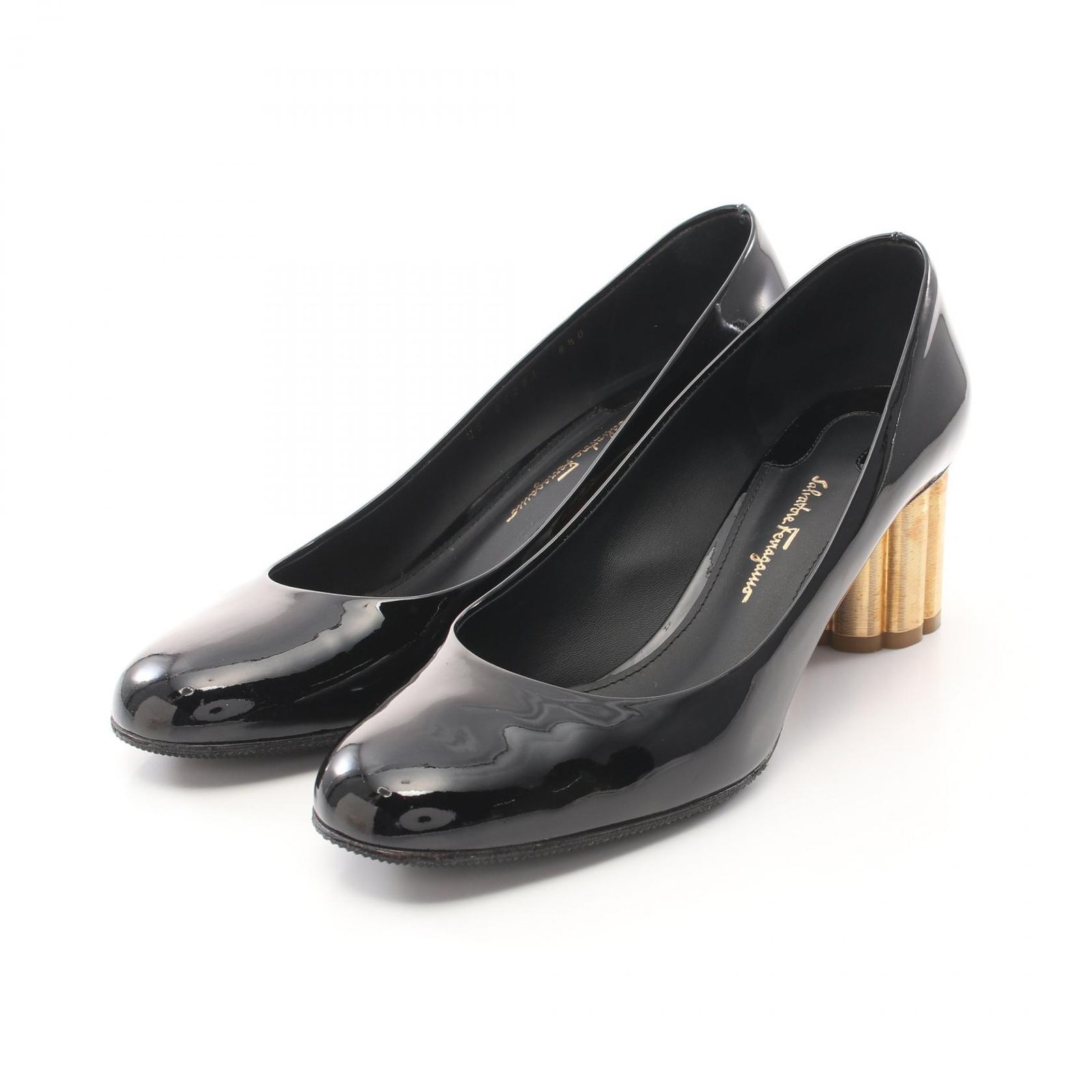 サルヴァトーレフェラガモ Salvatore Ferragamo パンプス ブラック 