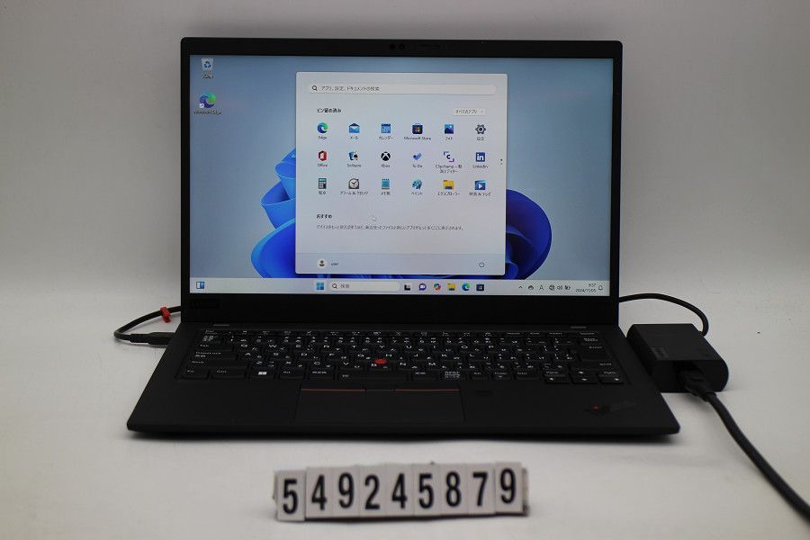 Lenovo ThinkPad X1 Carbon 8th Gen Core i5 10310U 1.7GHz/16GB/256GB(SSD)/14W/FHD(1920x1080) タッチパネル/Win11 【549245879】