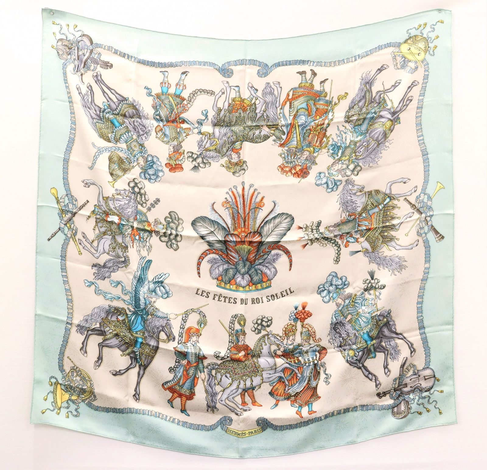 HERMES エルメス カレ90 太陽王の祝典 LES FETES DU ROI