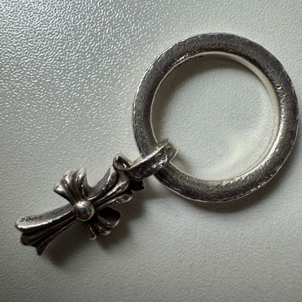 CHROME HEARTS/クロムハーツ NTFL リング W/ベビーファットクロス