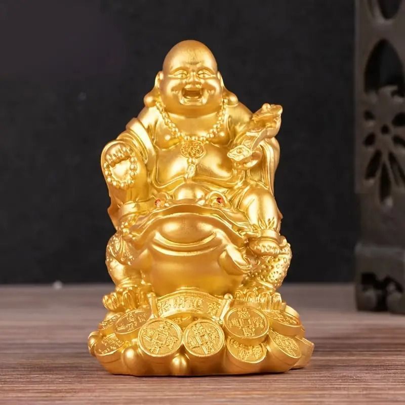 笑う仏像 布袋様の置物 風水 アート 布袋様 布袋さん 七福神 ご利益 金