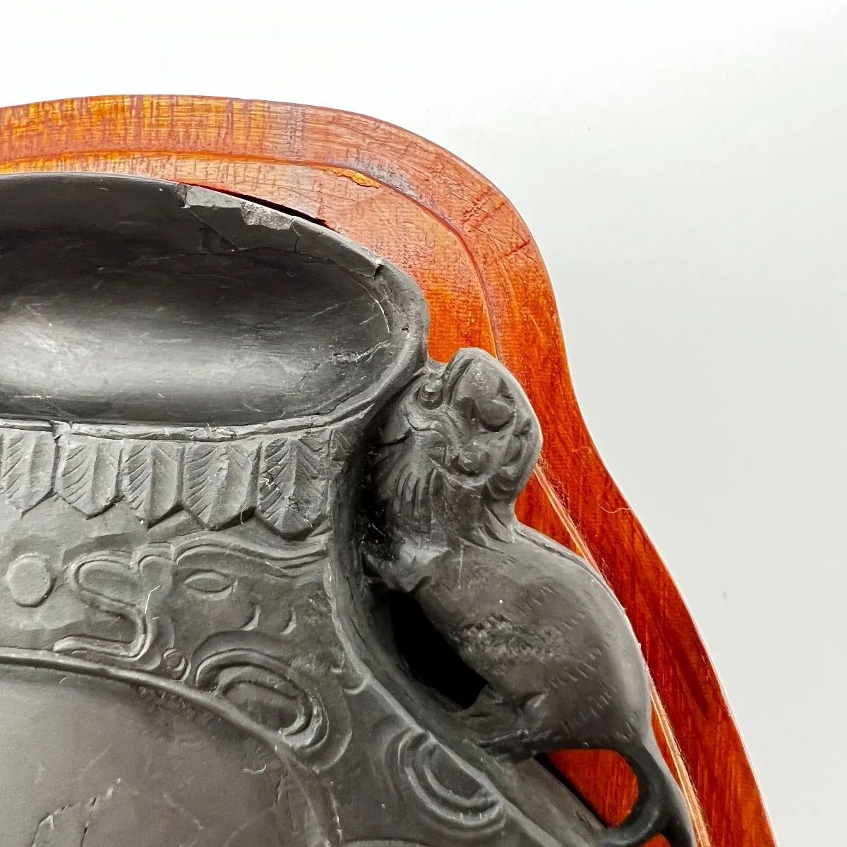 B 書道具 白端渓 硯 すずり4吋 B 書道具 白端渓 硯 すずり