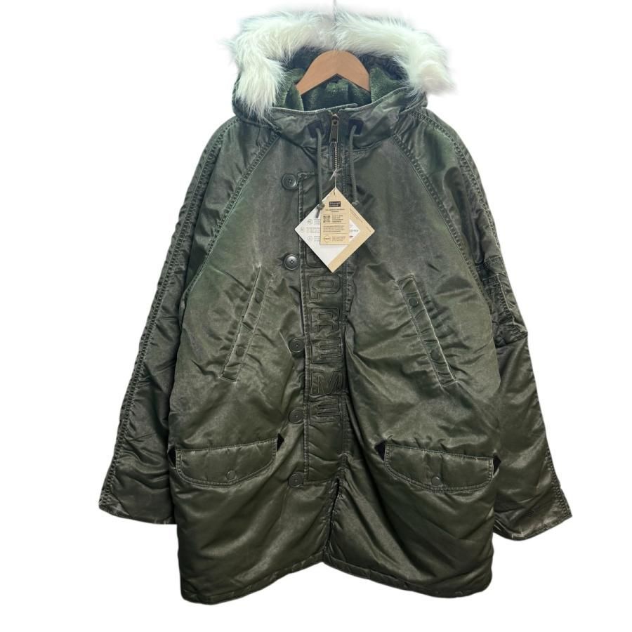 サイズM シュプリーム Supreme 24AW Washed Flight Satin N-3B Parka ウォッシュドフライトサテンN3Bパーカ 8065000214873