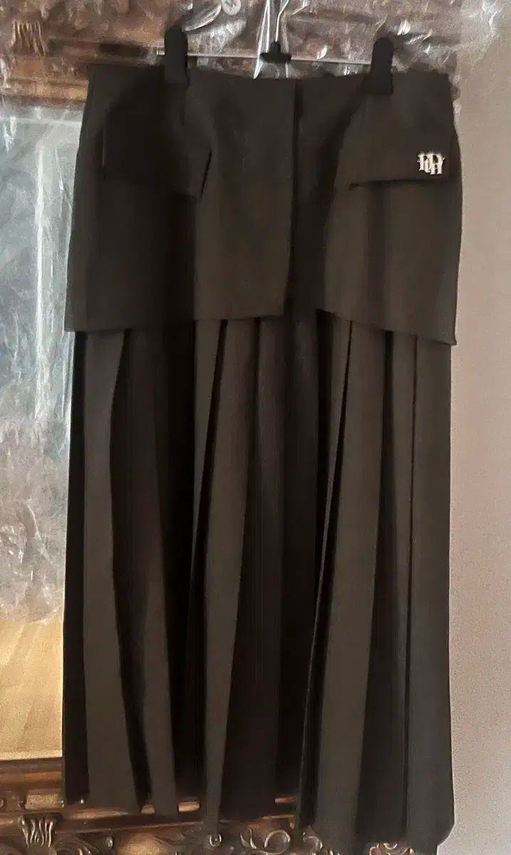 ファンデーション ウールスカート プリーツスカート Mサイズ