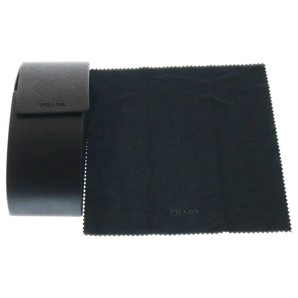 PRADA (プラダ) サングラス ロゴ ブラック×ベージュ フレーム SPR 10R  