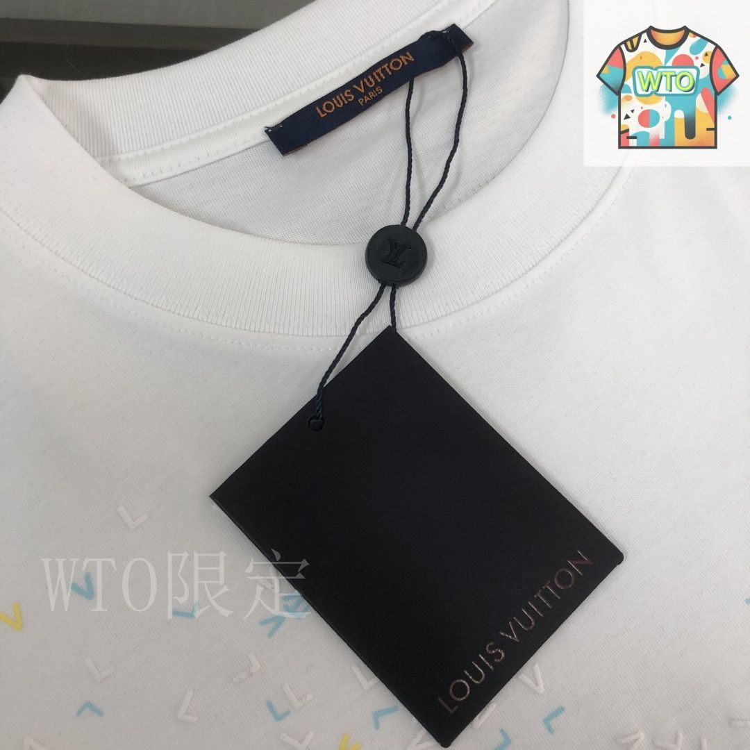 【清楚な雰囲気がとってもお洒落♪】Louis Vuitton★Tシャツ エンブロイダードショートスリーブTシャツ ｜ルイ・ヴィトン