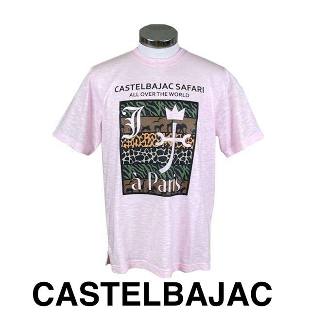 30％OFFカステルバジャックCASTELBAJAC半袖Tシャツ7214272109-3ピンク