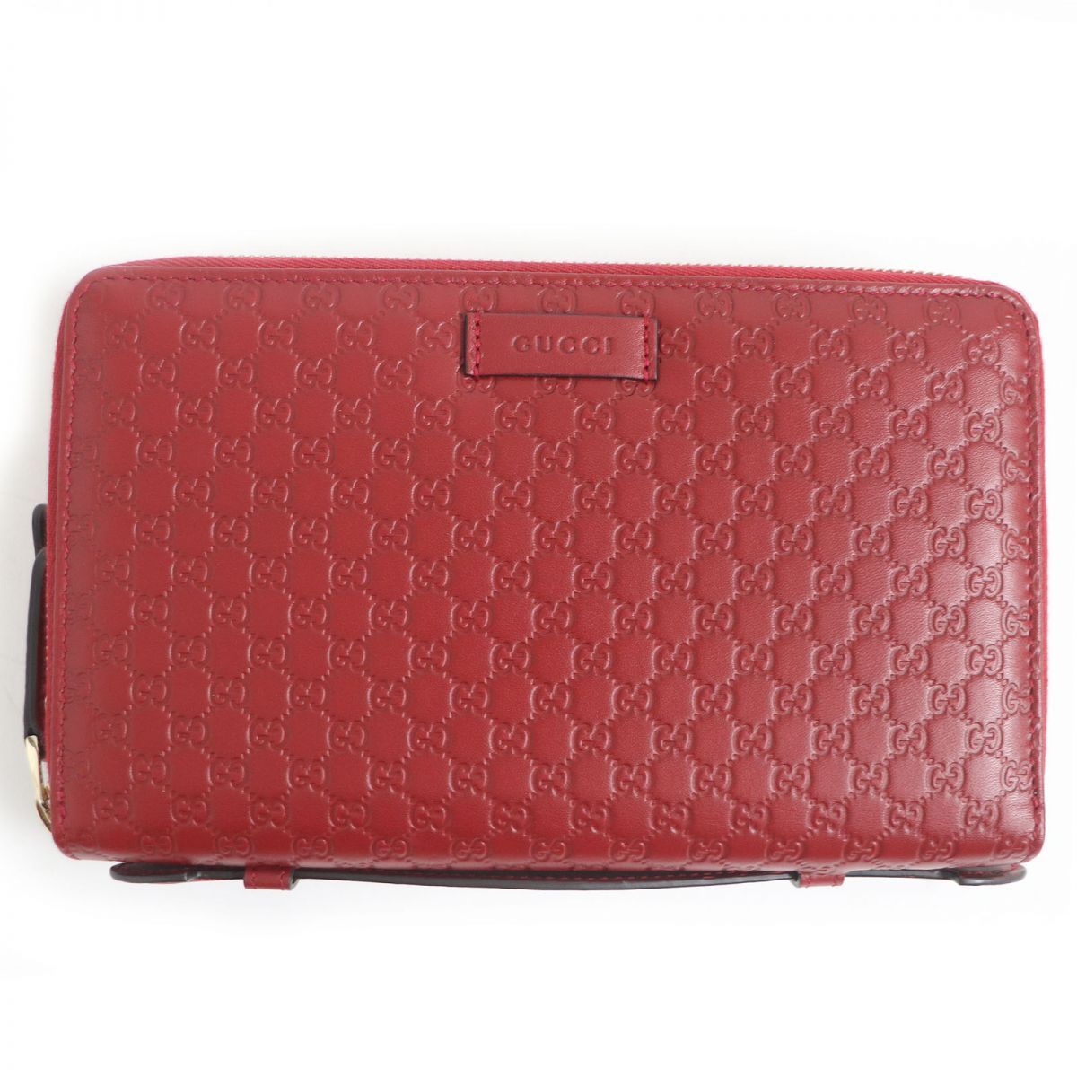 未使用品□GUCCI/グッチ 544250 マイクログッチ シマ ダブル ラウンド