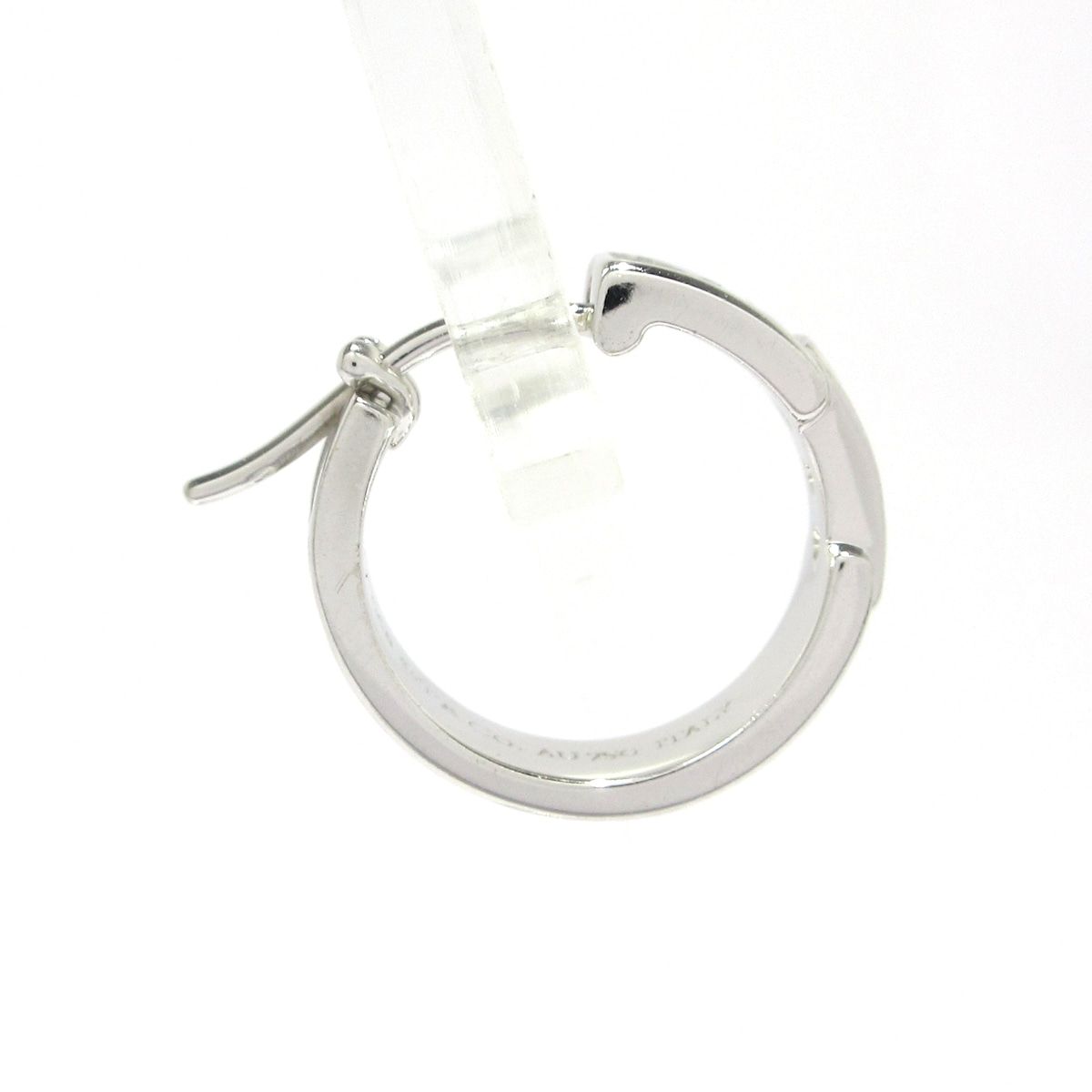 TIFFANY-Co. ティファニー ピアス アトラス K18WG×ダイヤモンド ピアス 片側 3Pダイヤ