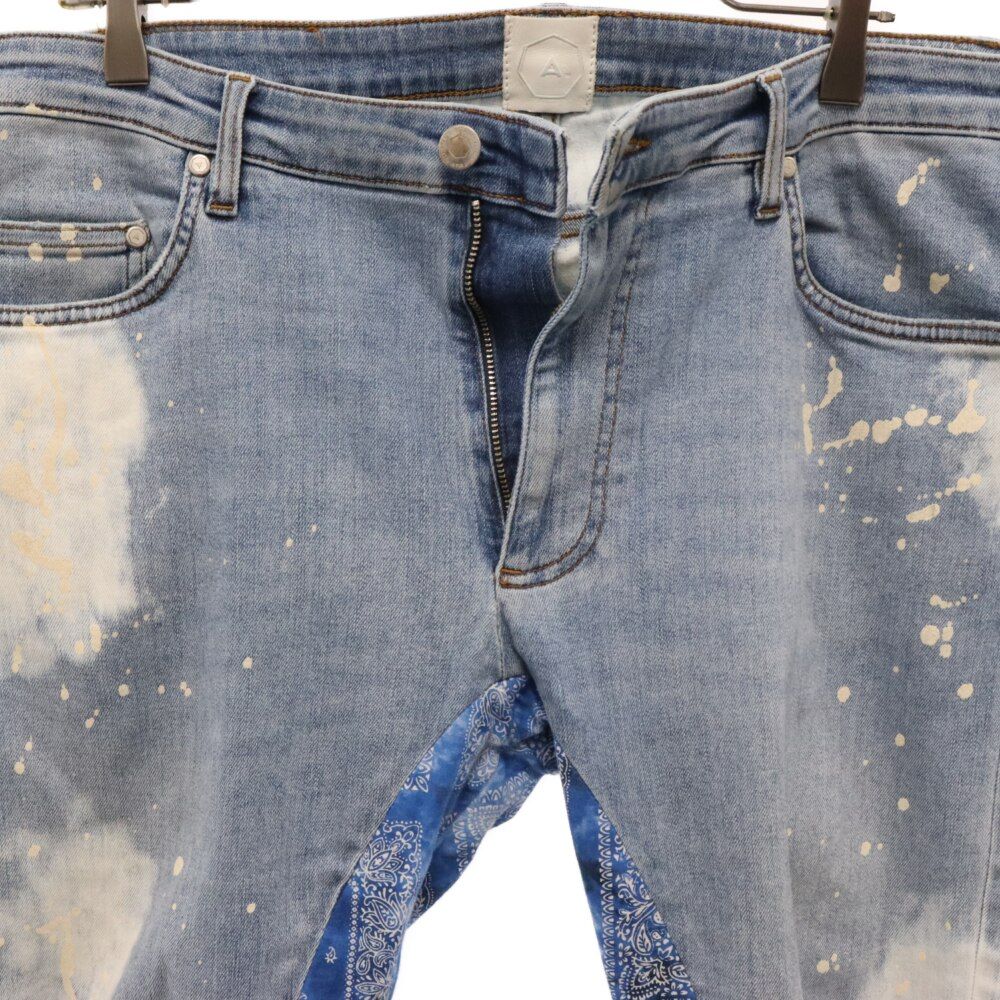 ALCHEMIST (アルケミスト) RINGO バンダナ切替 ペイント加工スキニー