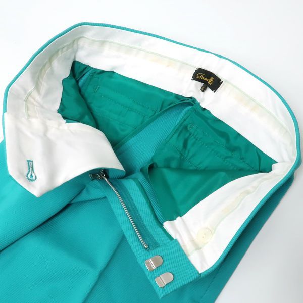 ☆安値美品！［ドゥロワー ］ センタープレスコットンパンツターコイズ