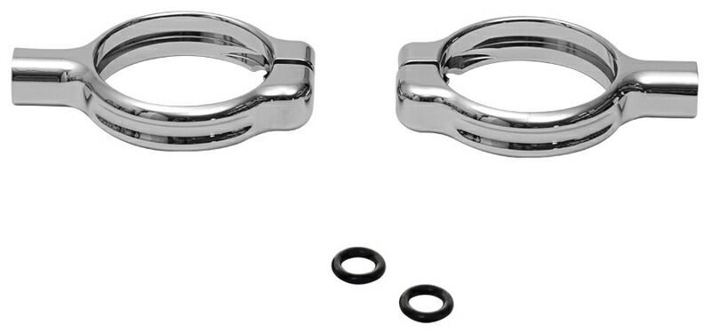 フォークマウントクランプキット：ポリッシュ/49mmフォーク用