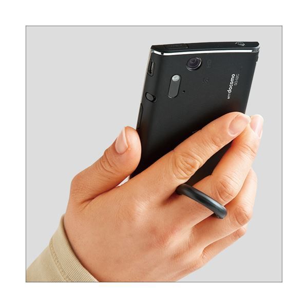 フィンガーストラップ ブラック ×10セット