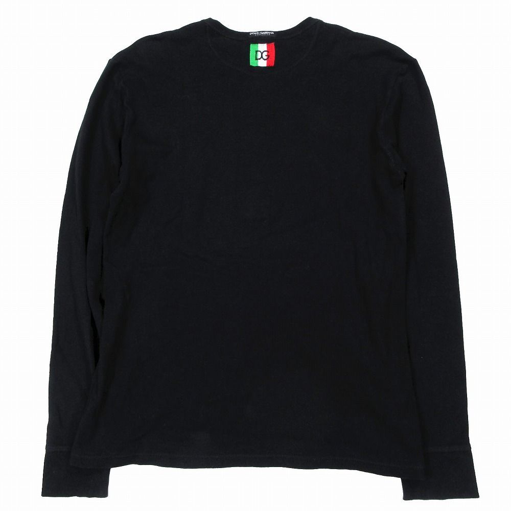 DOLCE&GABBANA ヘンリーネック 長袖カットソー ロンt DOLCE&GABBANA ドルガバ ヘンリーネック Tシャツ カットソー