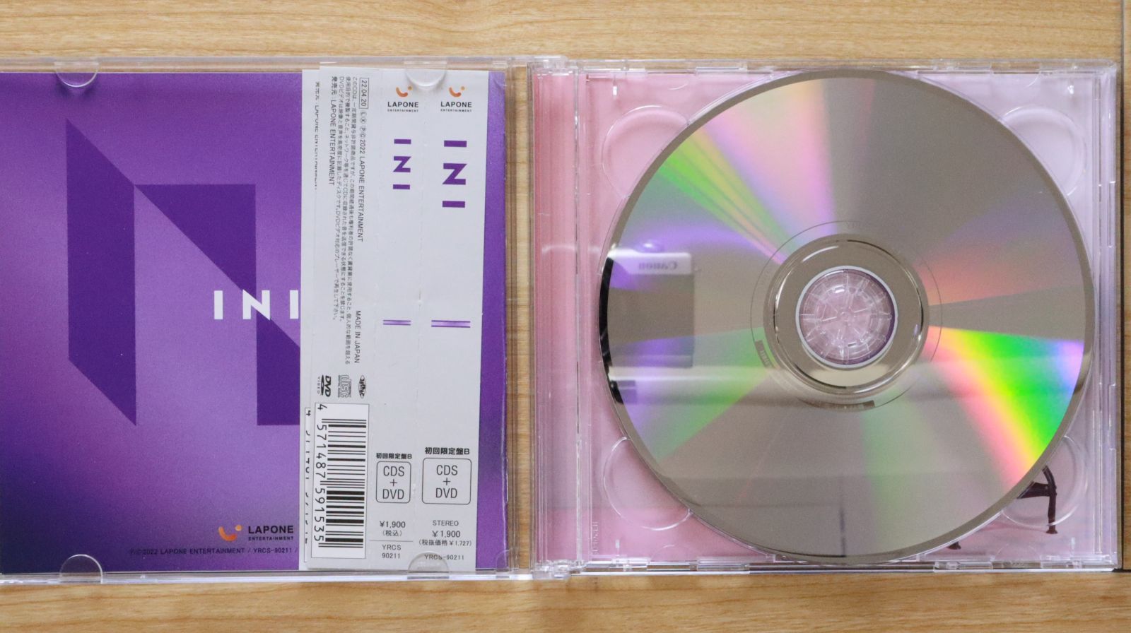 国内盤CD☆アイエヌアイ/INI□ I (初回限定盤B)(DVD付