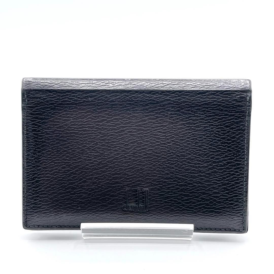 dunhill ダンヒル 名刺入れ カード入れ ケース ブラック 黒 シンプル