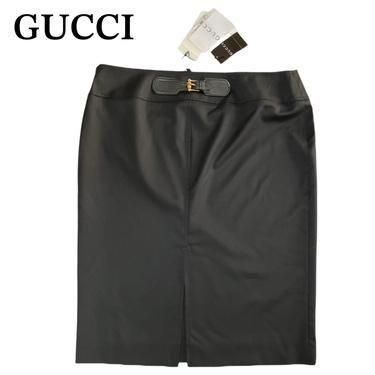 GUCCI グッチ バックバンブースカート 40 タグ付き