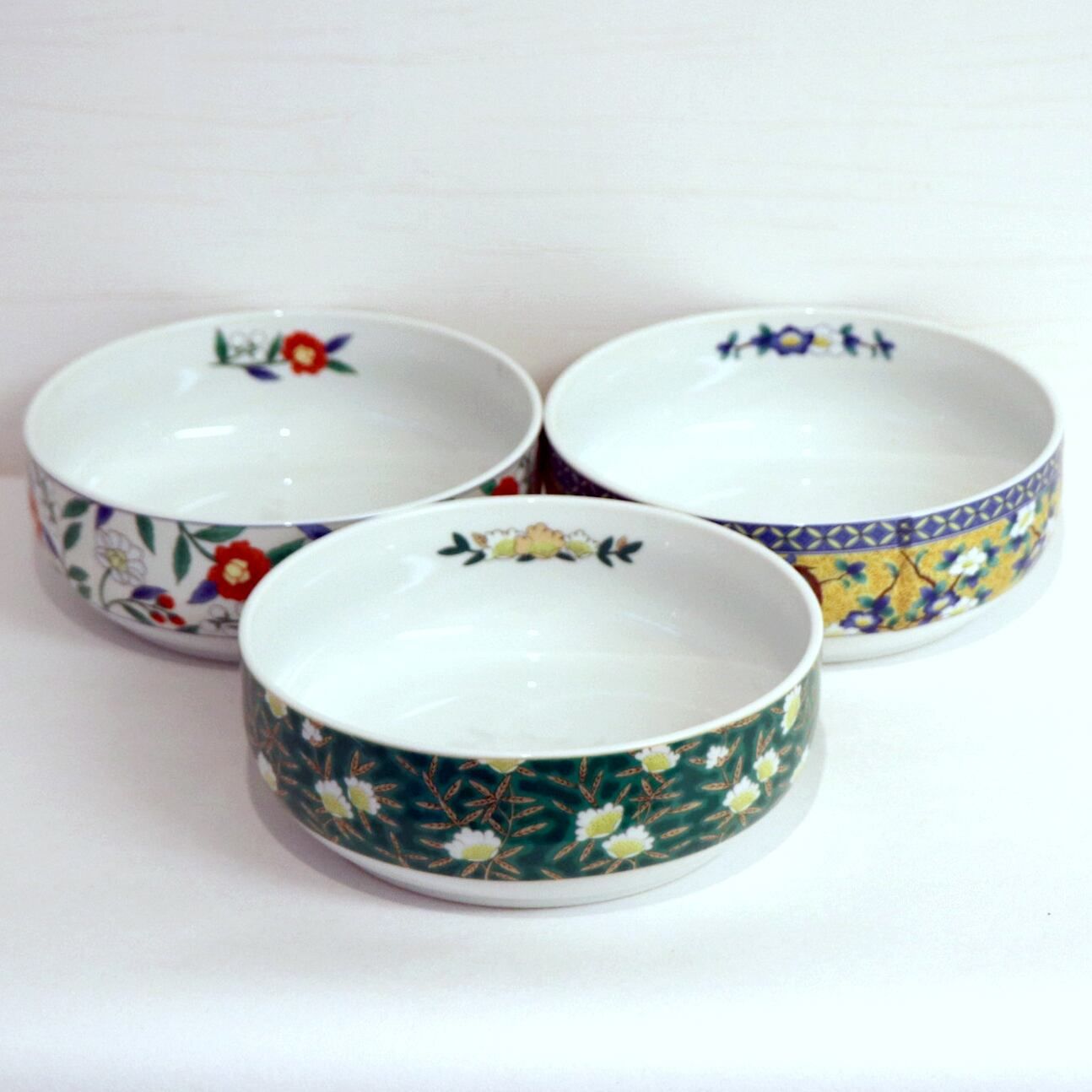 吾山窯・絵変わり鉢・3個セット・No.200706-23・梱包サイズ60