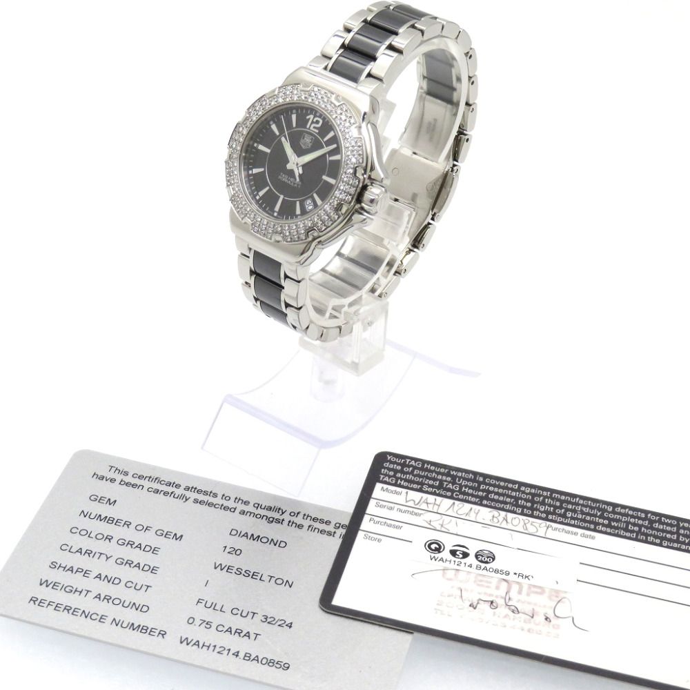 美品 タグホイヤー フォーミュラ1 ダイヤベゼル WAH1214.BA0859  