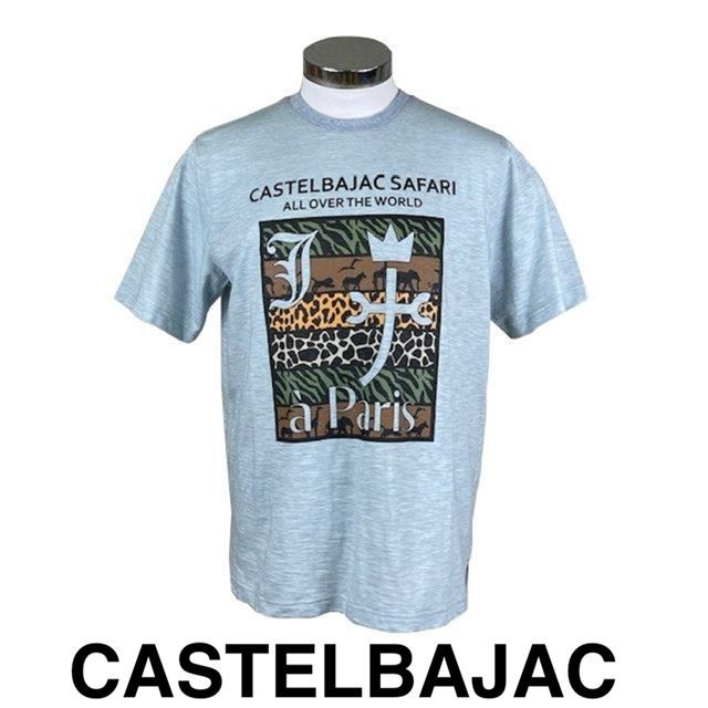 30％OFFカステルバジャックCASTELBAJAC半袖Tシャツ7214272109-2アオ