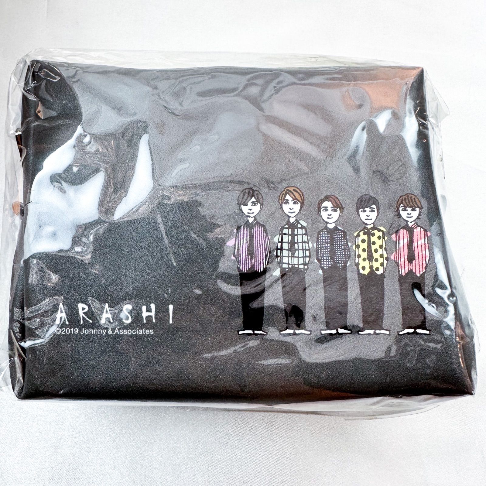 新品未開封 嵐 二つ折りミラー ＆ ポーチ 「ARASHI EXHIBITION