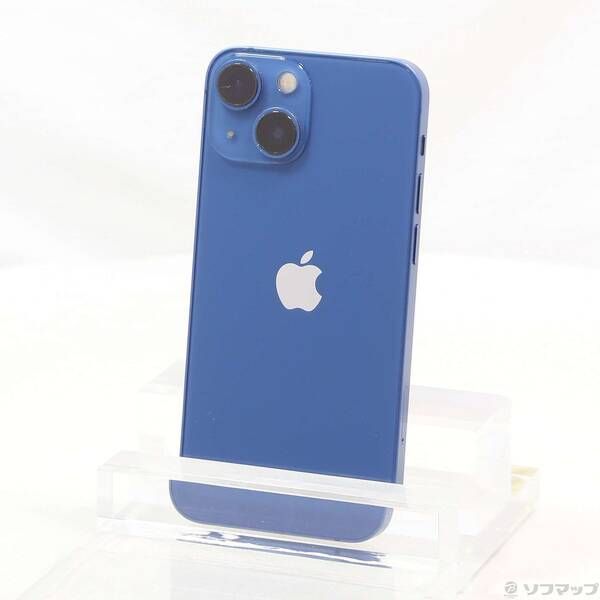 中古品〕 iPhone13 mini 256GB ブルー MLJN3J／A SIMフリー【198