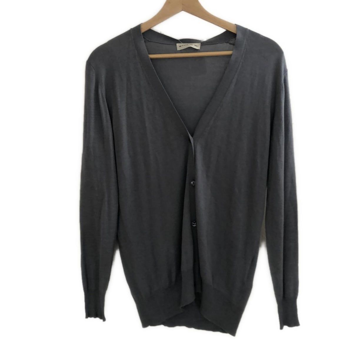 ETRO エトロ カーディガン レディース - グレー 長袖|シルク混