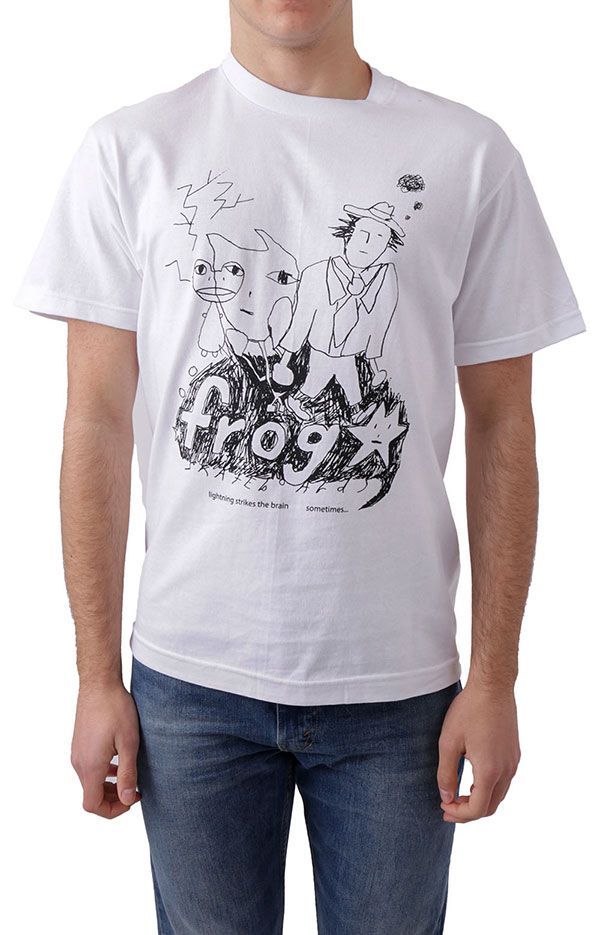 Frog Skateboards (フロッグ) Tシャツ Lightning Strikes T-Shirt White