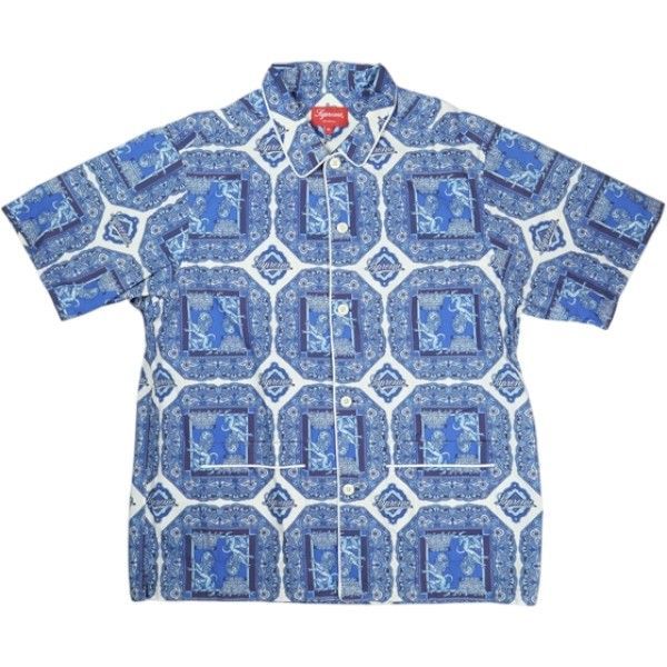 Size M SUPREME シュプリーム 22SS Regency Pajama Set Blue パジャマセット 青 品-非常に良い 20826977