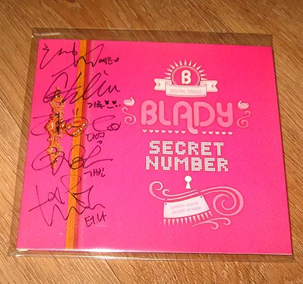  ブレイディ ( Blady ） サイン入り CD ー Secret Number その他