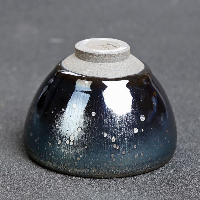 送料無料　時代物　古窯変天目碗 抹茶碗　煎茶道具 Amazon | 窯変 曜変 天目 茶碗 抹茶碗 手作り 窯作 建盞 和食器