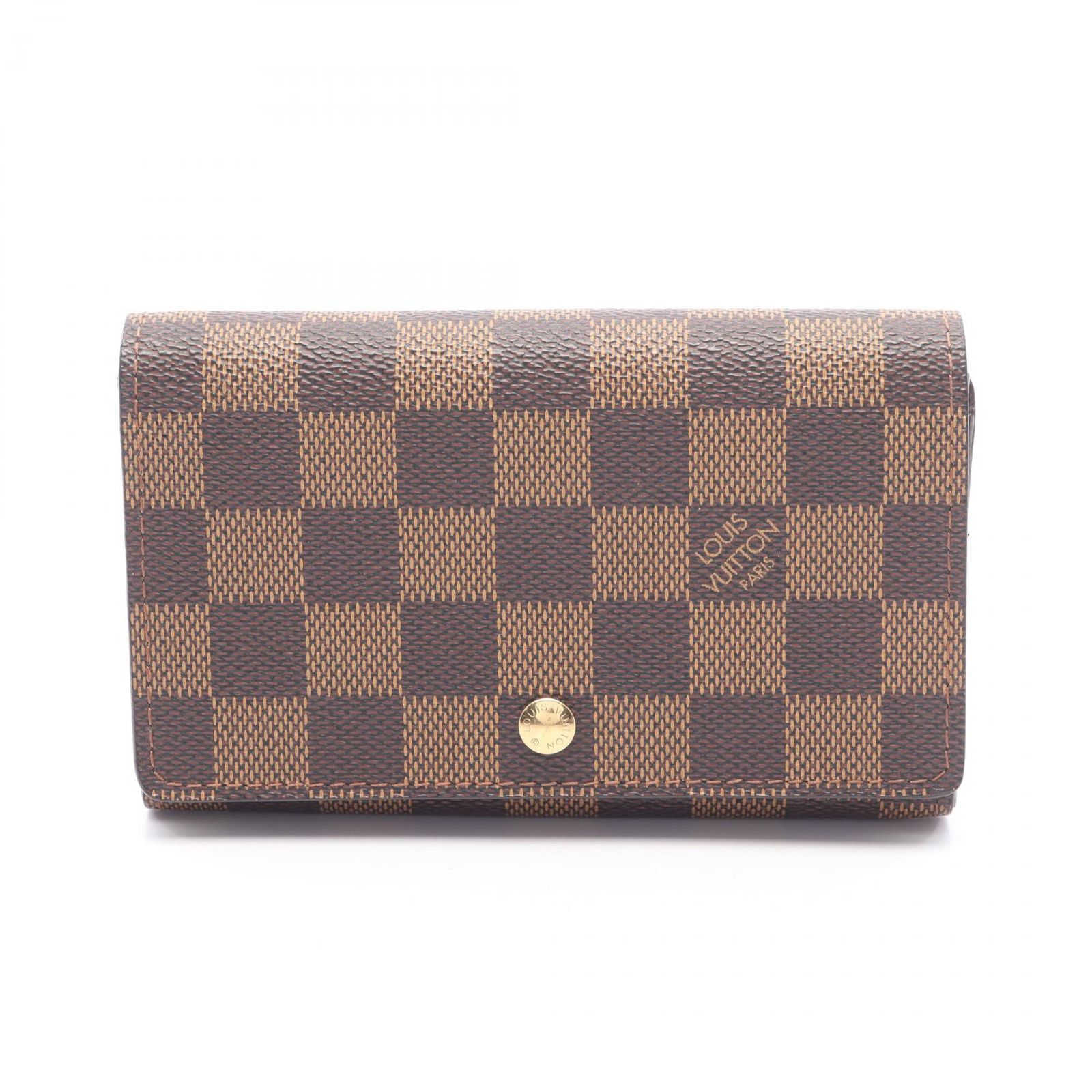 LOUIS VUITTON ルイ ヴィトン ポルト モネ ビエ トレゾール ダミエエベヌ 二つ折り財布