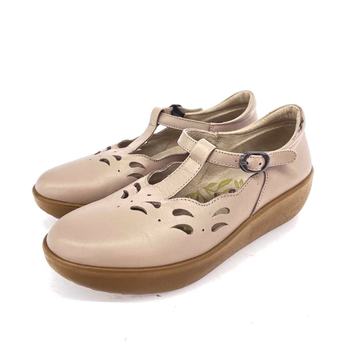 超美品✨ アキレスソルボ ストラップシューズ コンフォート レザー Y0697