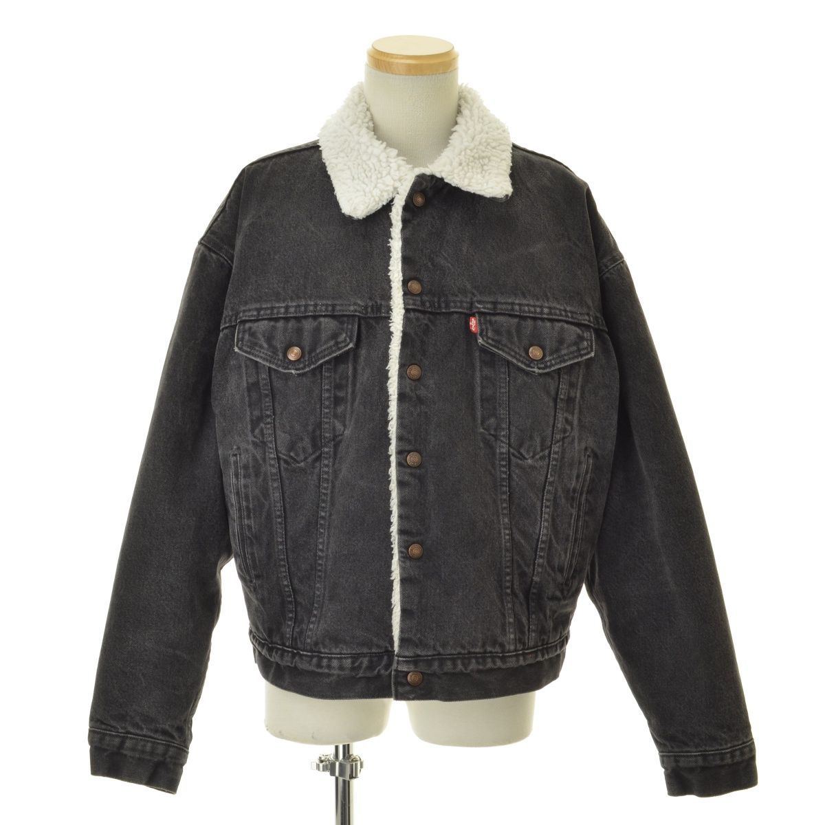 LEVIS】90s USA製 70609-4159 ボア ブラックデニムジャケット - メルカリ