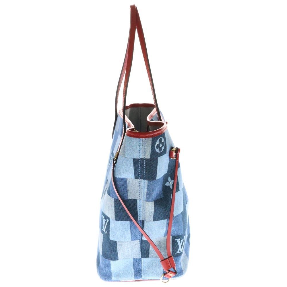 LOUIS VUITTON (ルイヴィトン) モノグラムデニム ネヴァーフルMM