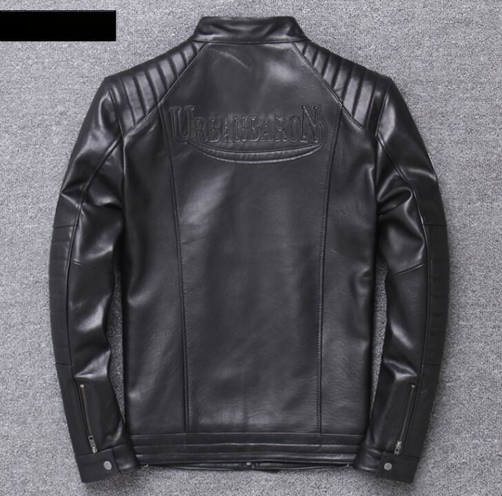 秋冬 バイクレザージャケット 上品 本革 高級 牛革 ライダース