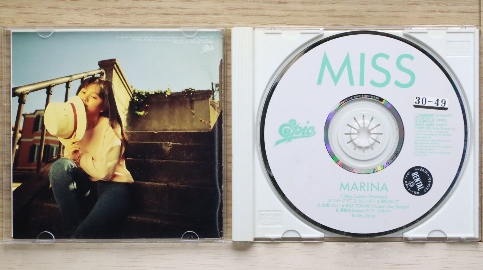 国内盤CD☆渡辺満里奈/Marina Watanabe□ MISS □4988010318963