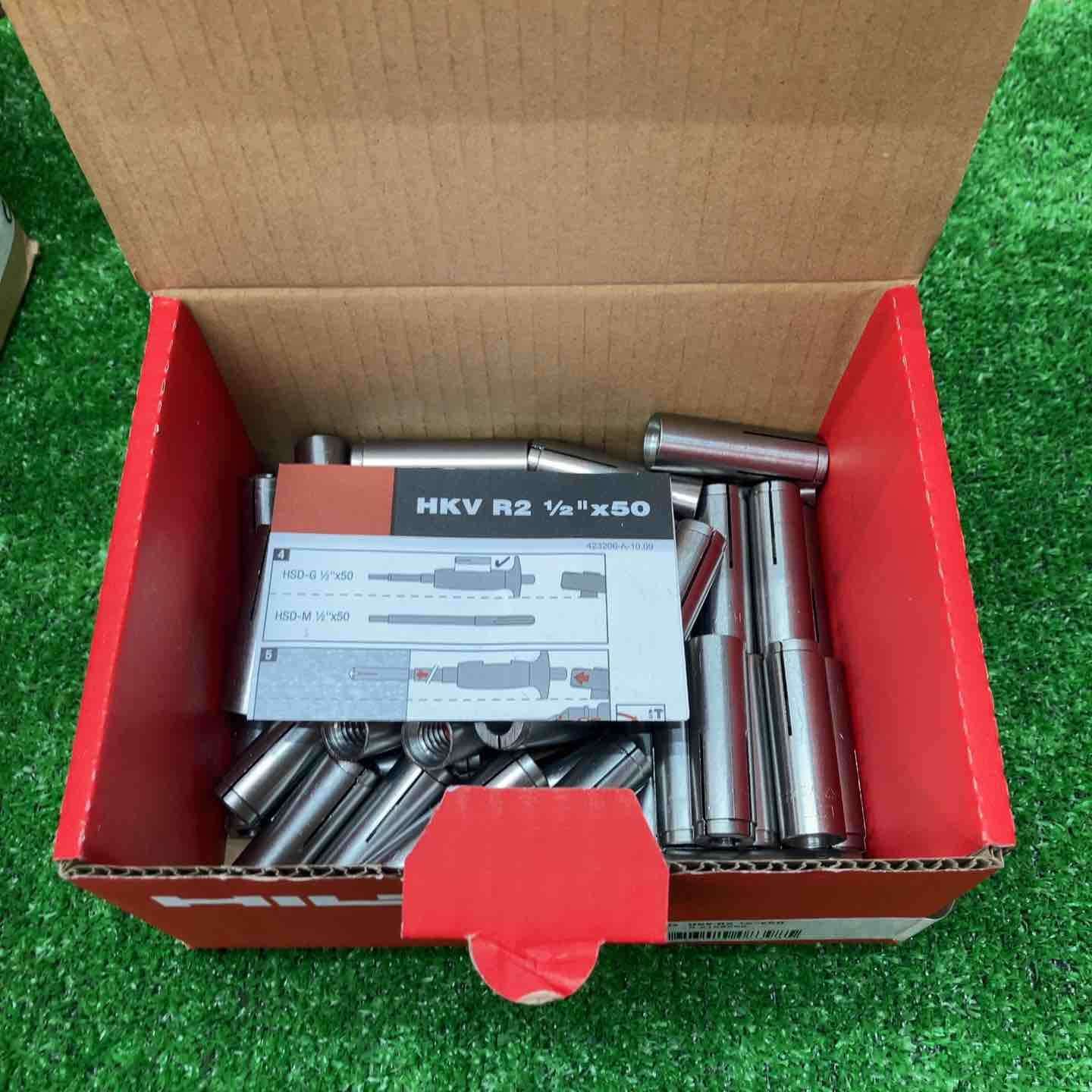 HILTI|ヒルティ 内部コーン打ち込み式金属系アンカー HKV-R2 八箱セット 一箱50本入り 合計400本 川越店