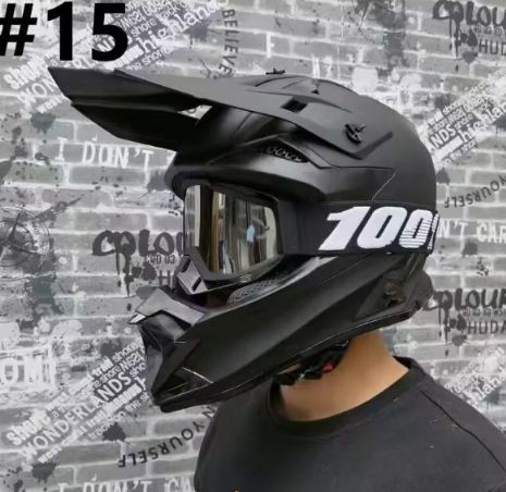 ゴーグル付き！ATV バイク オフロードヘルメット フルフェイスヘルメット 　Ｂ ゴーグル付き！ATV バイク オフロードヘルメット フルフェイス