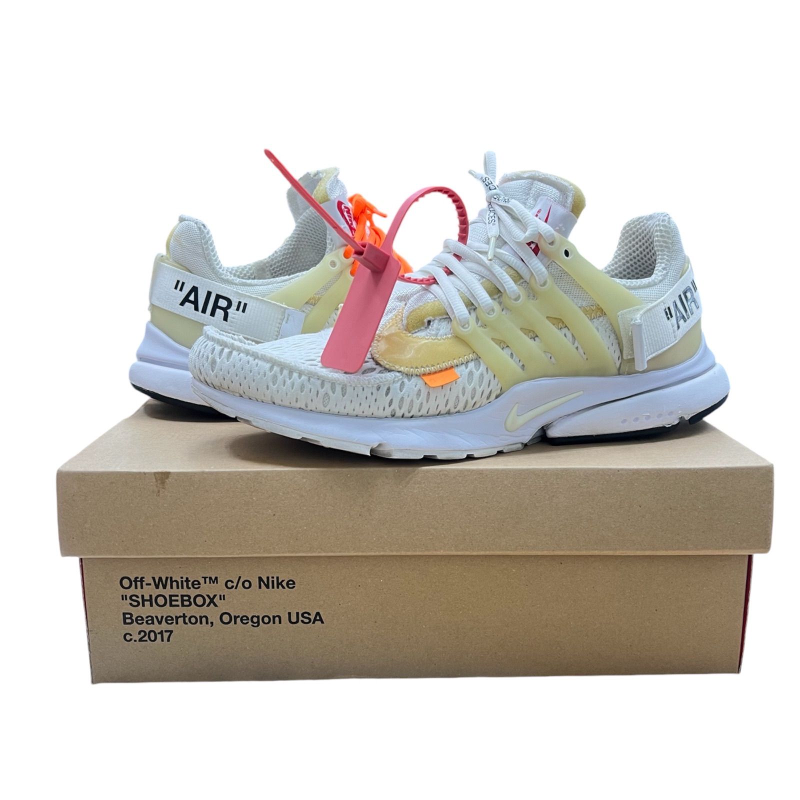 オフホワイト ナイキ エアプレスト プレスト Off-White × Nike Air Presto White Black Cone 28cm  The Ten ヴァージル・アブロー ホワイト - メルカリ