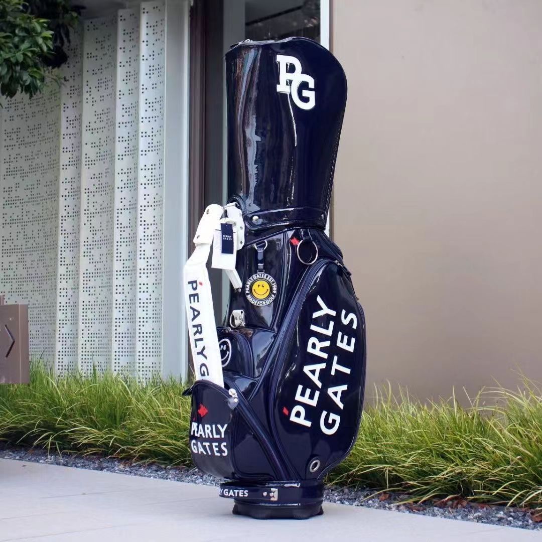 マルボンゴルフ キャディバッグ スタンドバッグ エナメル マルボンゴルフ Malbon 24新作 キャディバッグ スタンドバッグ