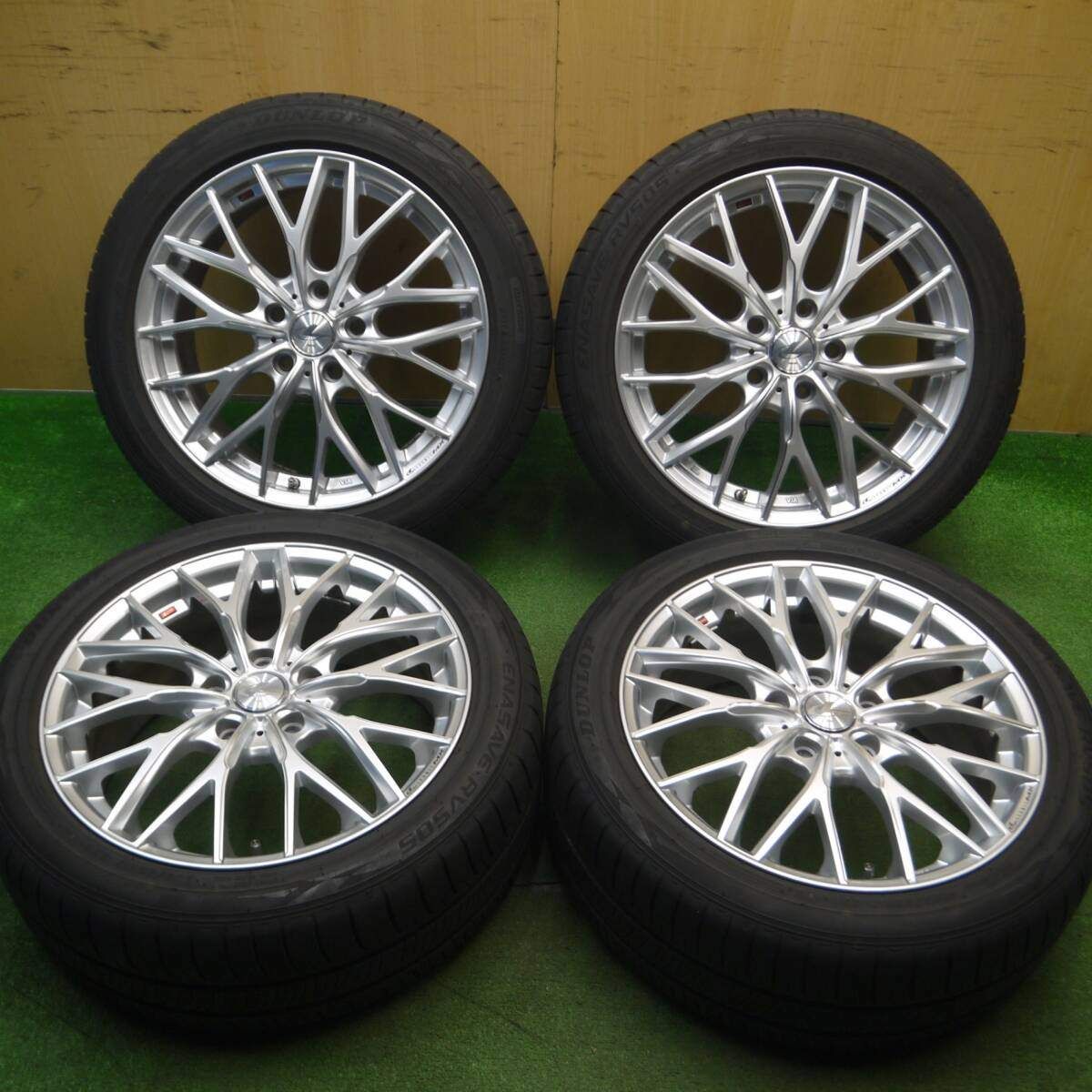 バリ溝 21年 キレイ 8.5分 LEONIS MX 205|50R17 ダンロップ エナセーブ RV505 レオニス 17インチ PCD114.3|5H 5022802Hノ
