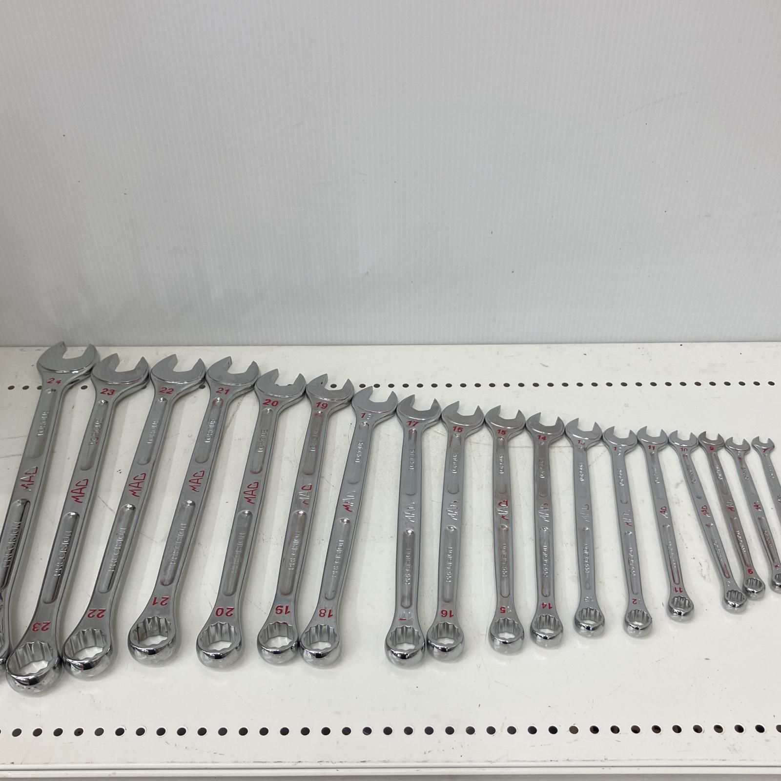 △△MAC TOOLS マック メトリックコンビネーションレンチ 18個セット M7CL440〜M24CL440