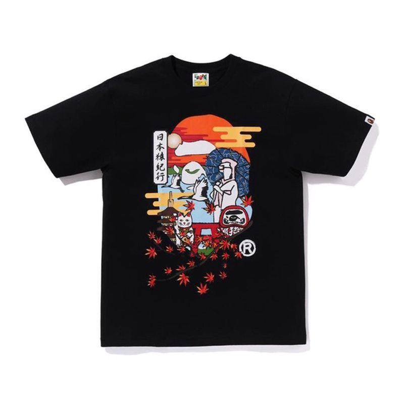 新品未使用 a bathing ape tシャツ 男女兼用 ア ベイシング エイプ トップス カットソー Ｔシャツ ブラック - メルカリ