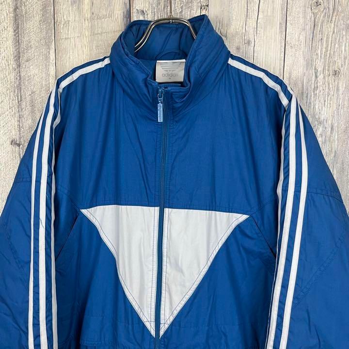 OLD adidas 90s アディダス フード 収納 中綿 ダウンジャケット スノボ 