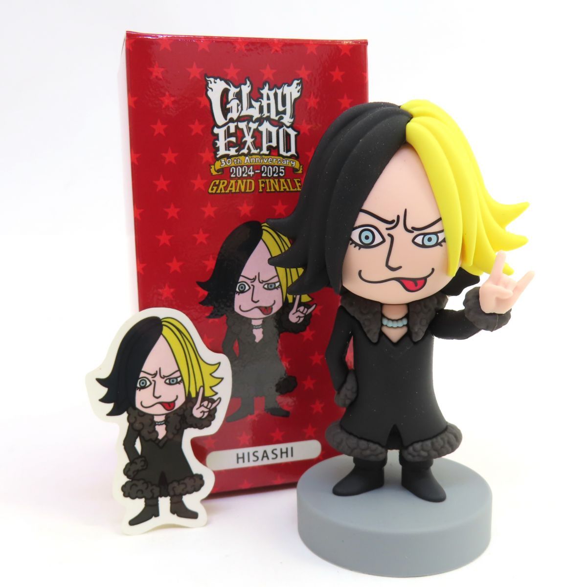 GLAY TERU HISASHI フィギュアセット ステッカー付き GLAY TERU HISASHI フィギュアセット ステッカー付き