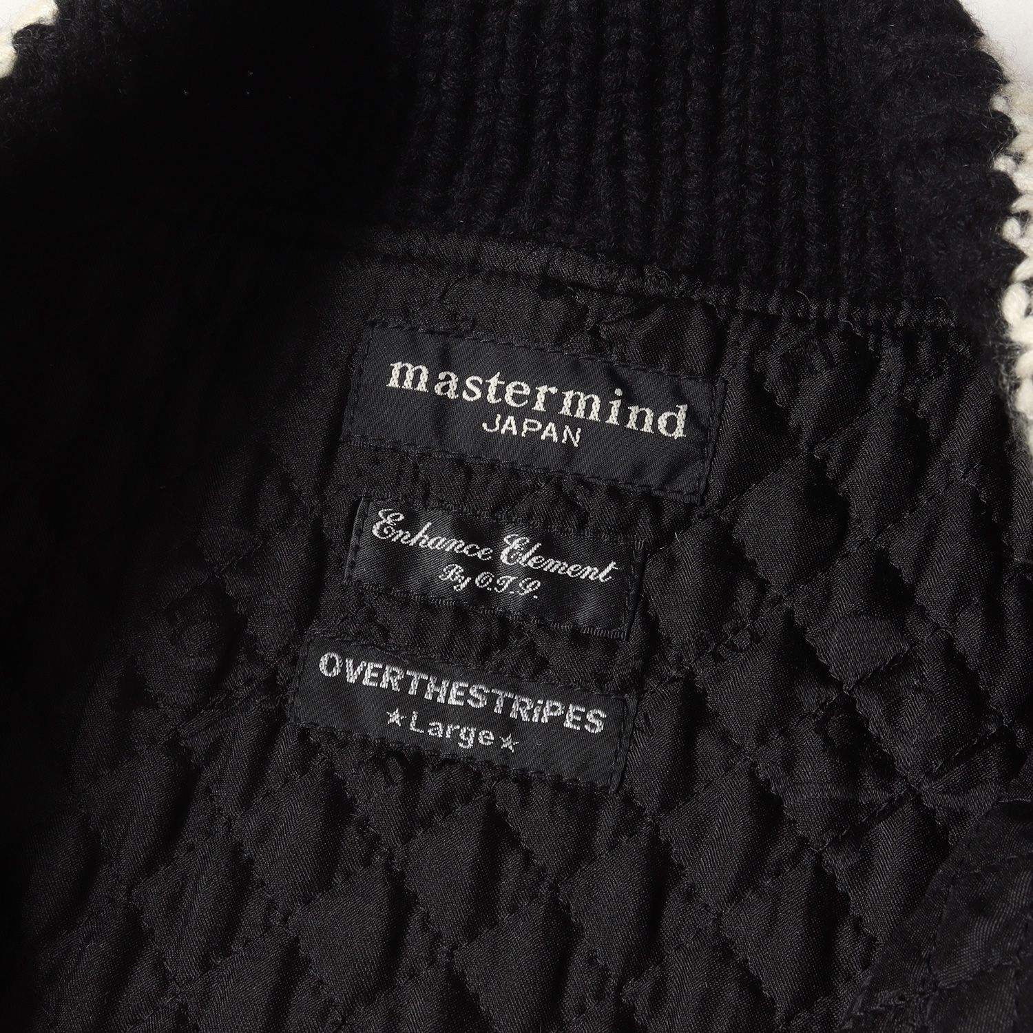 MASTERMIND × OVERTHESTRiPESレザースタジャン | chidori.co