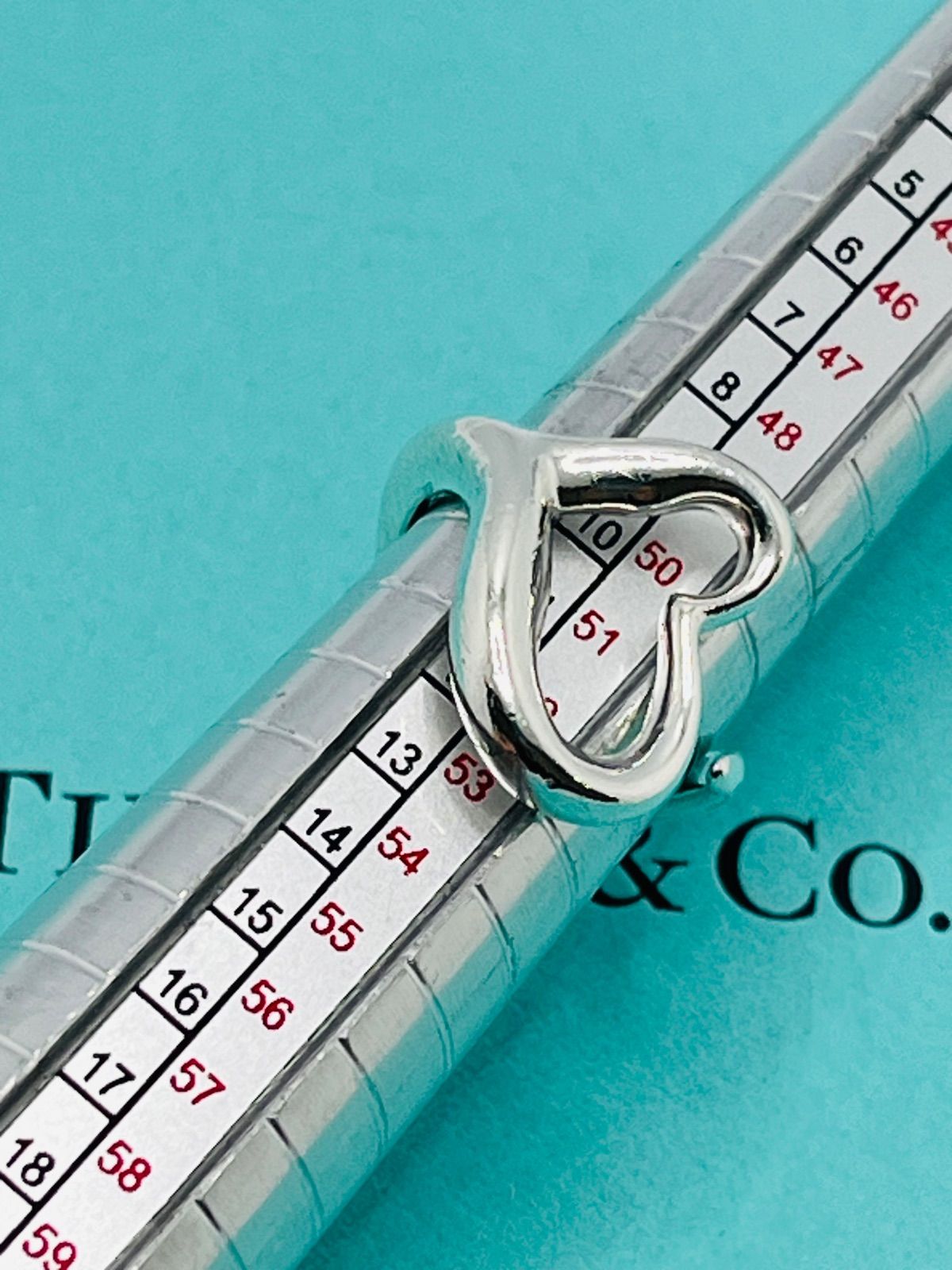 a023 送料無料 Tiffany&Co. ティファニー オープンハート リング