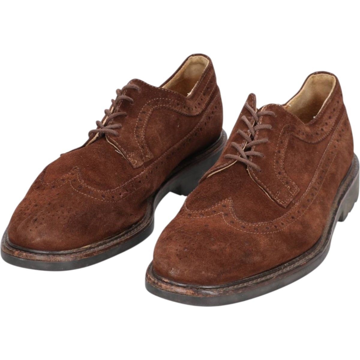 古着 ジェイクルー J.Crew フルブローグ ウイングチップシューズ イタリア製 8 1/2 メンズ26.5cm相当/saa013490