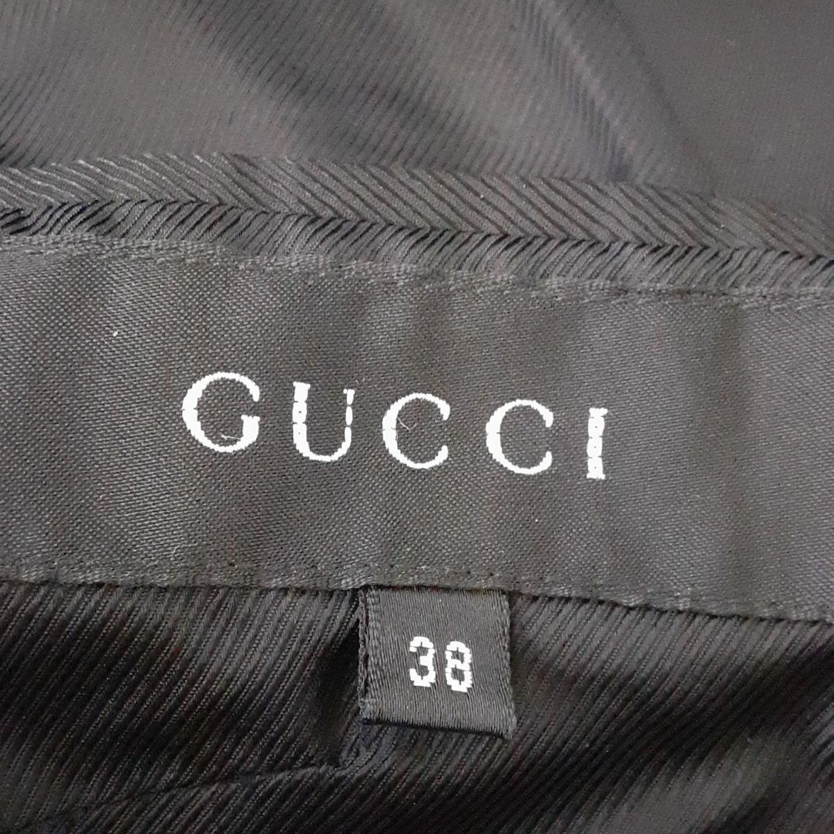 GUCCI コート サイズ38 GUCCI(グッチ) コート サイズ38 S レディース - 黒 長袖/肩パッド/秋